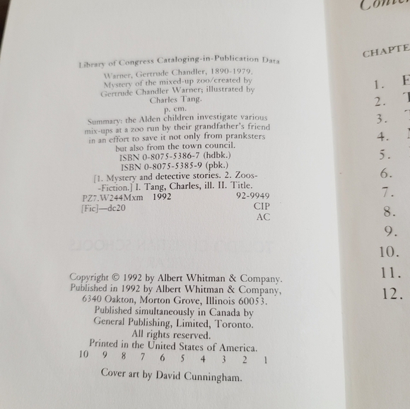 The Boxcar Children The Mystery of the Mixed-up Zoo Hardcover 1992 - Picture 6 of 10